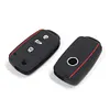 Silicone Car Key Case 3 Buttons Car Remote Key Fob for VW Sagitar Polo Bora Golf