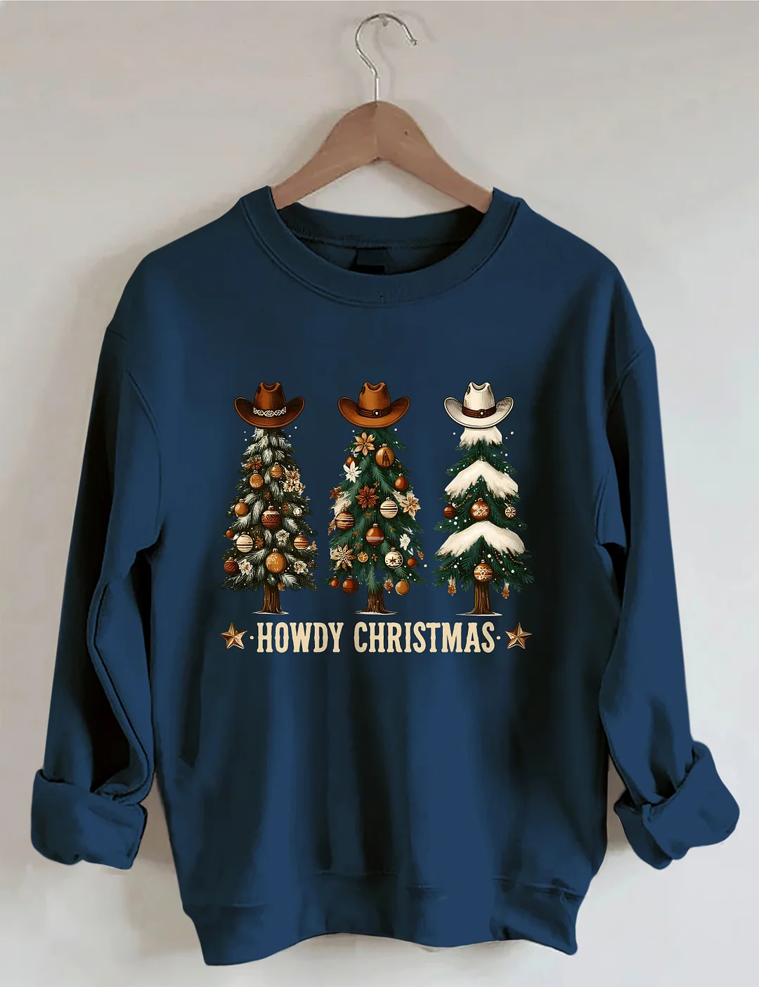 Western Christmas Tree Sweatshirt