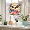4Pcs Diamond Painting 250th Anniversary of the US Window Pendants Suncatcher Hanging Kits for Home Porch Farmhouse