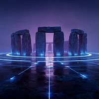 Temple Under Stars - Diamond Painting