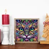 Cat-Peinture sp&eacute;ciale partielle au diamant-30*30cm