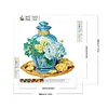 >SALE<5D DIY Partial Special Shaped Drill Diamond Painting Kit Flower Vase Home Decor