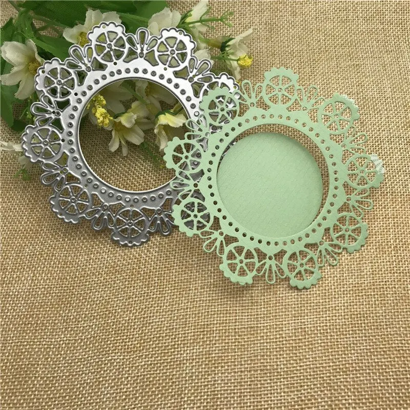 Vintage lace Metal Cutting Dies Craft Stamps die Cut Embossing Card Make Stencil