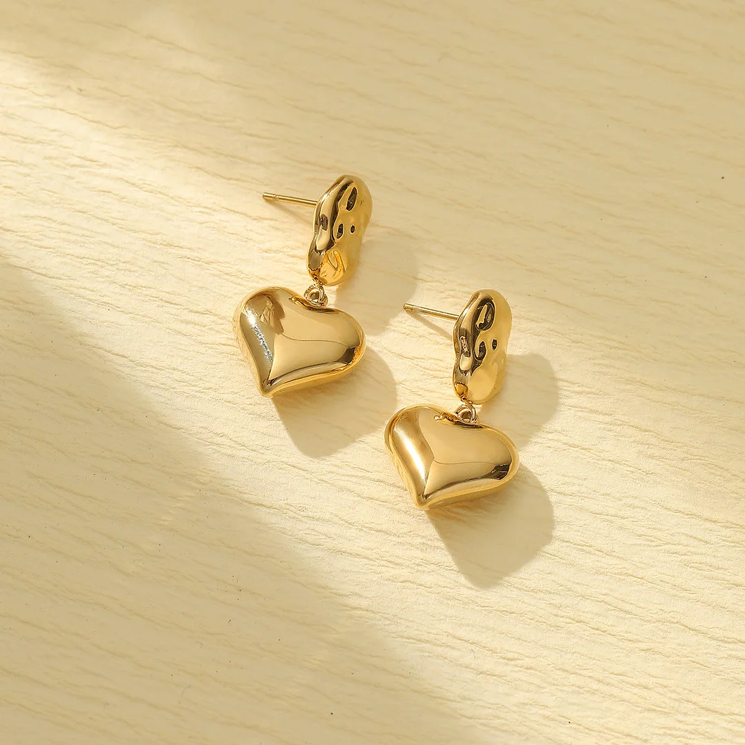 Heart-Shaped Earrings