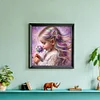 Diamond Painting-DIY Full Round Drill Girl