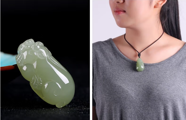 High Standard Hetian Jade Pixiu Pendant Necklace for Men and Women - Exquisite Jade Jewelry Gift for Friends and Loved Ones in Small, Medium, and Large Sizes