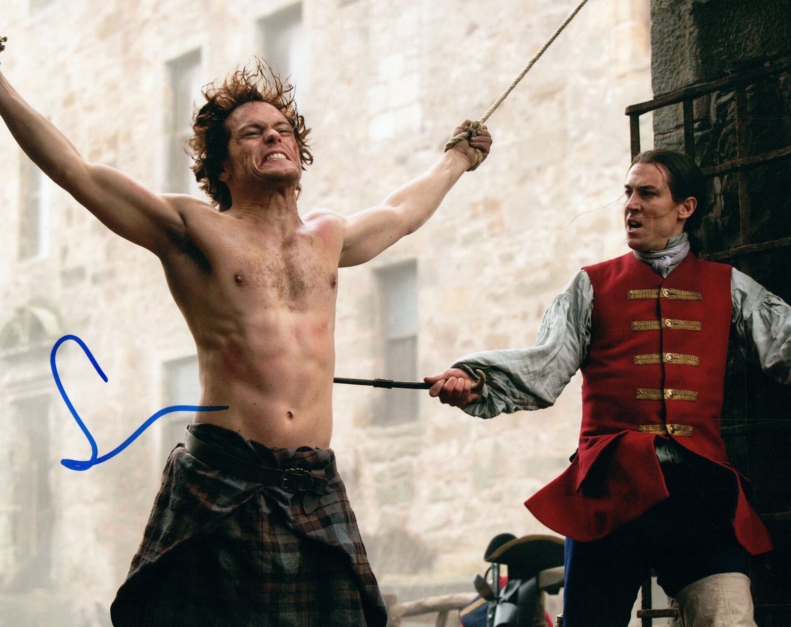 Sam Heughan Signed Autographed 8x10 Photo Poster painting Outlander COA VD