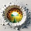 Diamond Painting -DIY Round Drill Garden Outside