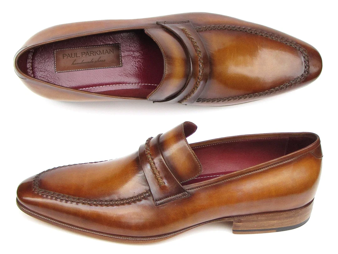 Men's Loafer Brown Leather Shoes