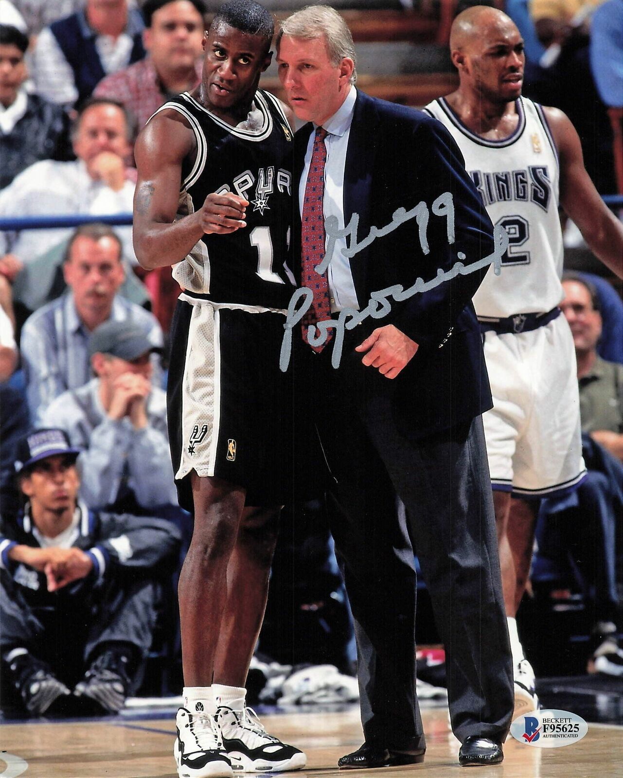 Gregg Popovich signed 8x10 Photo Poster painting BAS Beckett San Antonio Spurs Autographed