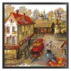 [Brand]Rainy Scene - 14CT Stamped Cross Stitch - 47*46cm
