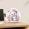 DIY Bear Diamond Painting Acrylic Single Side Desktop Decor