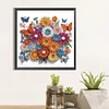 Butterfly Wreath - Crystal Rhinestone Diamond Painting