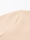 Stylish High-Neck Hollow Split-Side Slim Knitting Midi Dress