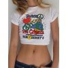 Love Peace Logo Print Tee