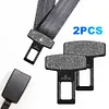 2Pcs Car Seat Belt Clip Extender Bling Car Seat Belt Tongue (White Diamond)