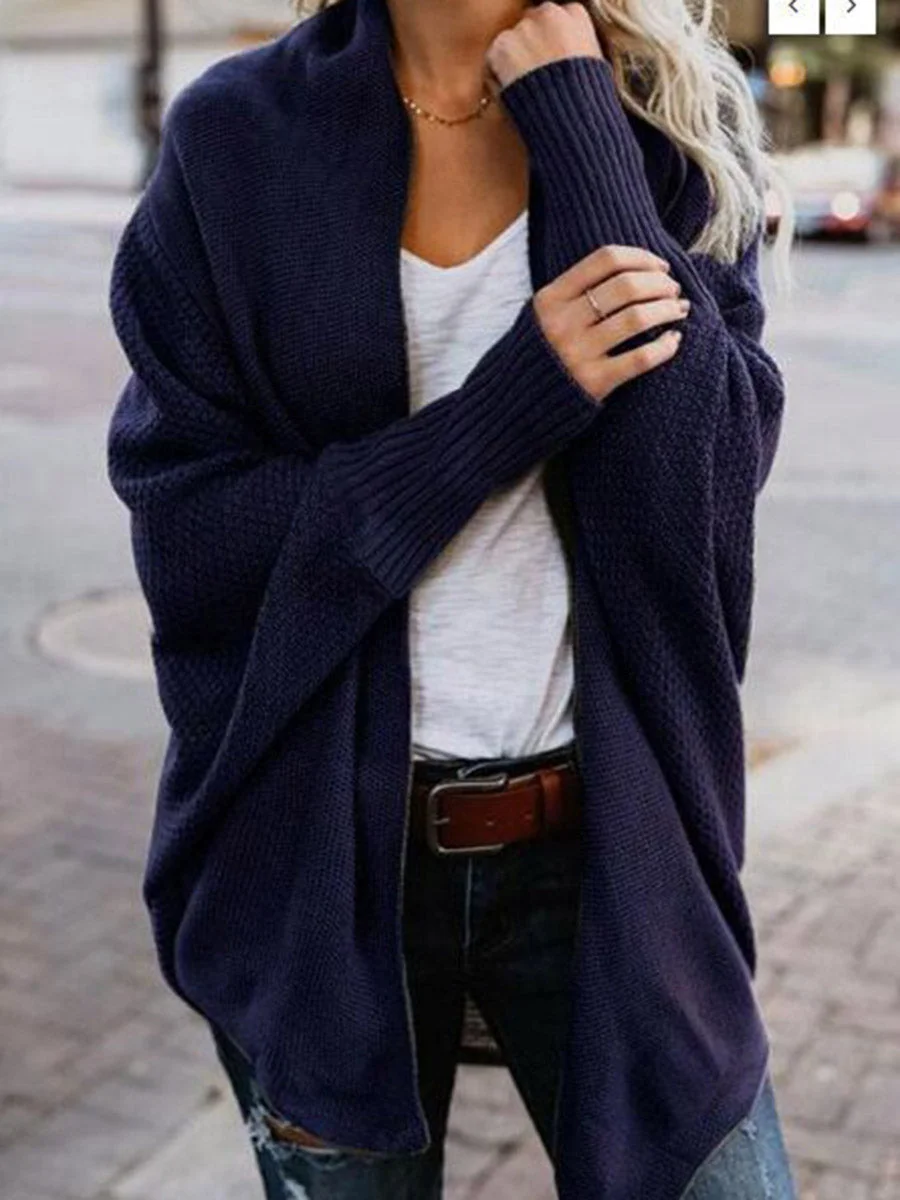 Loose Bat Sleeve Cardigan