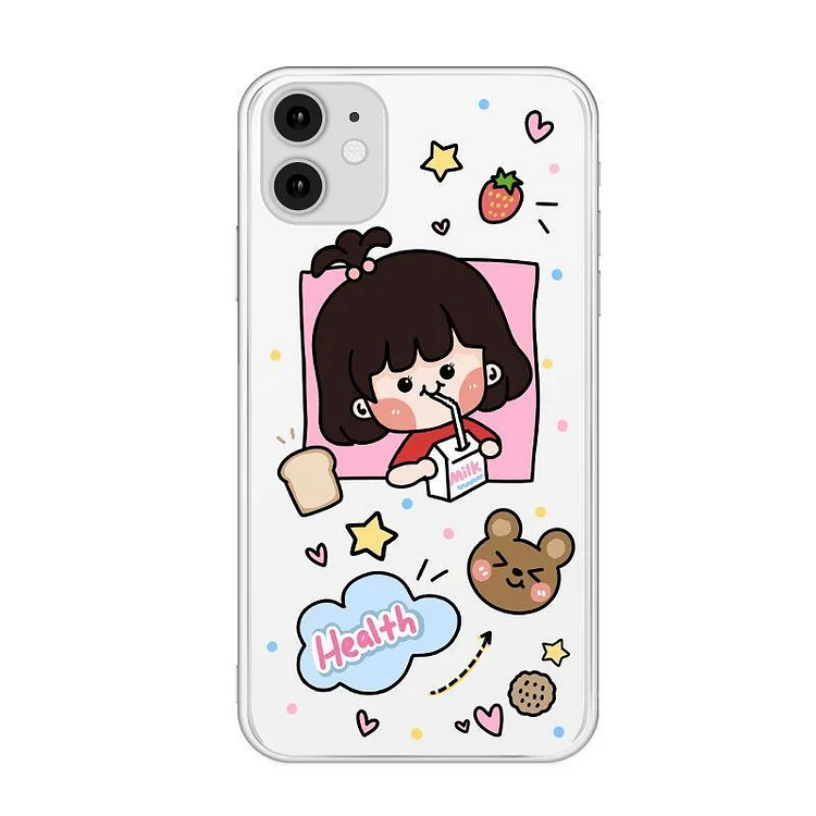 Girl Bear Case For iPhone