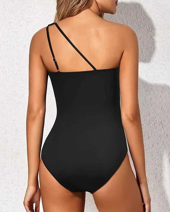 🔥One Shoulder One Piece Swimsuit for Women