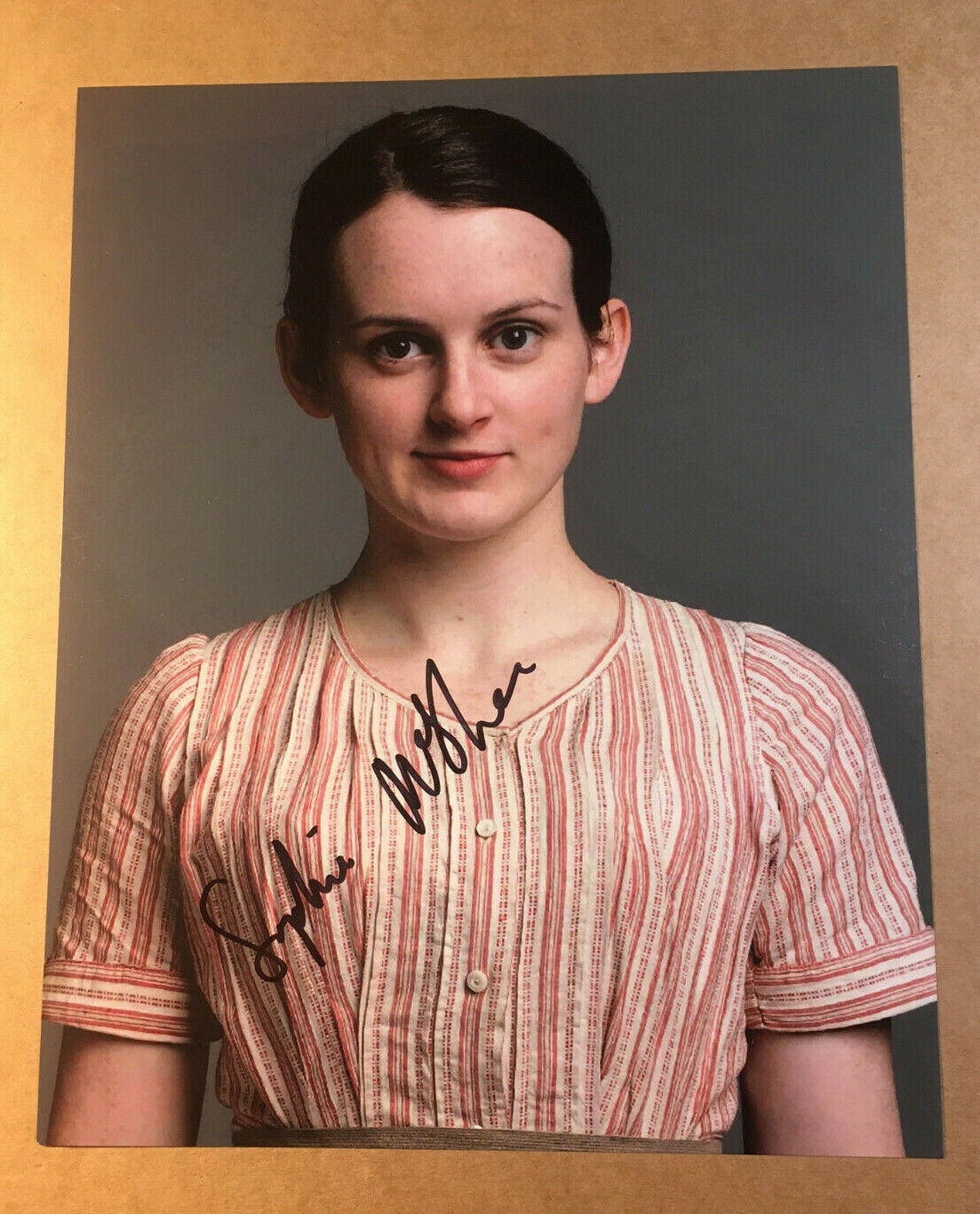 SOPHIE McSHERA Downton Abbey Genuine Authentic In Person Signed 10X8 Photo Poster painting UACC