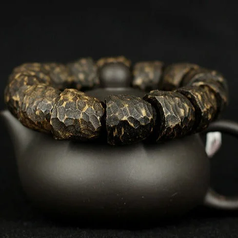 Vietnam Agarwood Buddhist Beads Bracelet