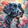 Diamond Painting-DIY Full Round Drill Dog