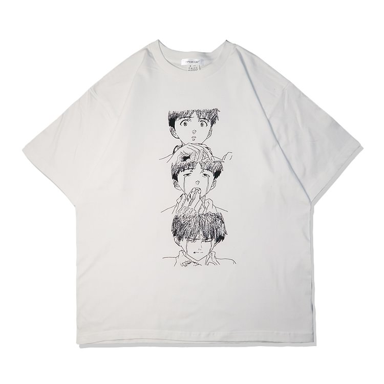 Pure Cotton Neon Genesis Evangelion Ikari Shinji T-shirt  weebmemes