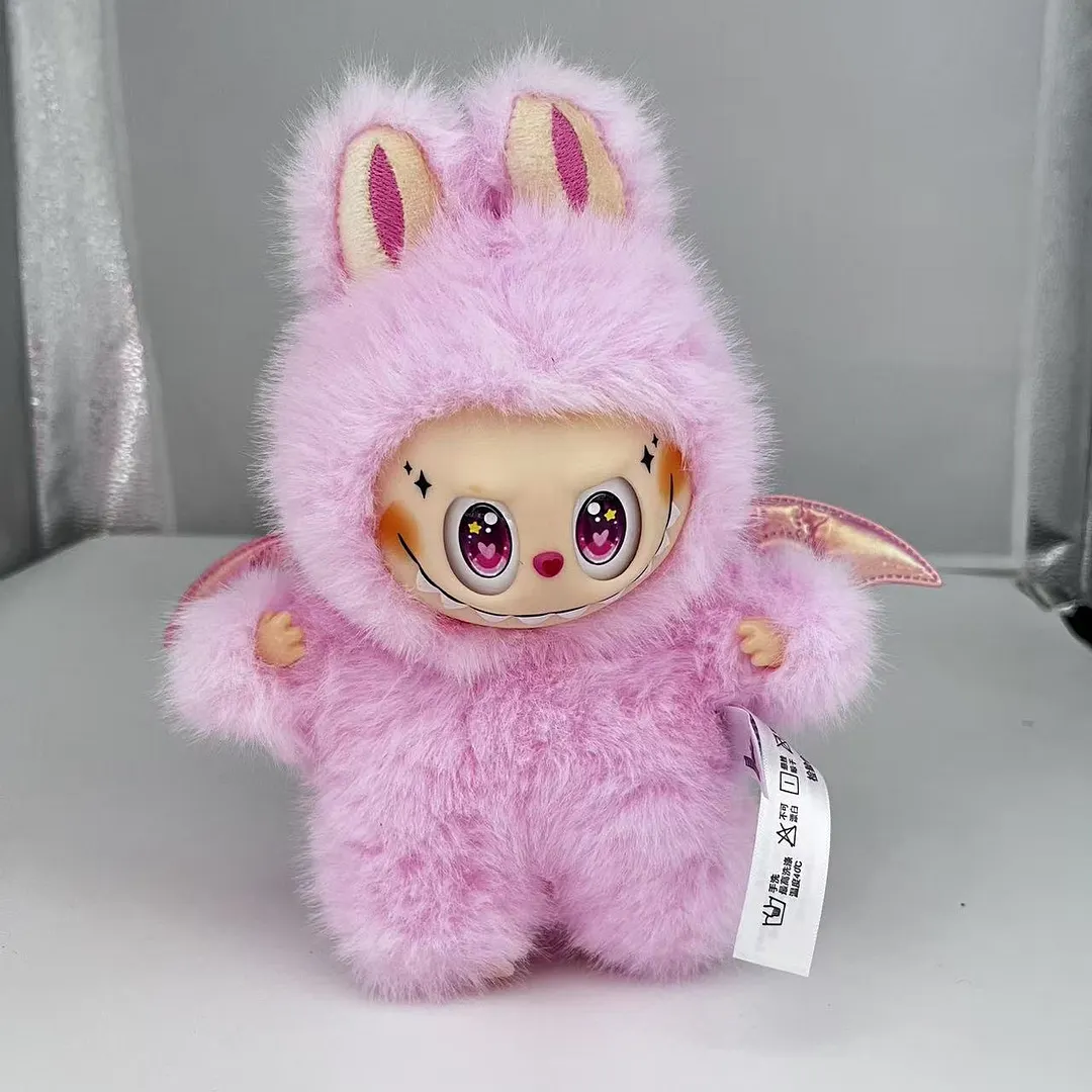 Applicable to genuine labubu lab cloth plush doll bubble mart trendy play blind box doll gift high-end doll
