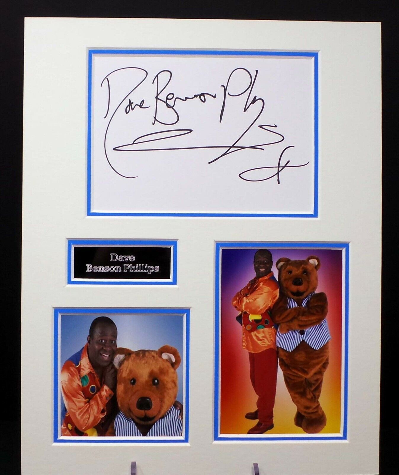 Dave Benson PHILLIPS Playhouse Disney Signed Mounted Photo Poster painting Display AFTAL RD COA
