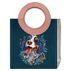 DIY 5D Diamond Art Painting Handbag with Round Handle Diamond Painting Kit Handbag Diamond Painting Bag for Women Casual Shopping Travel Daily Use
