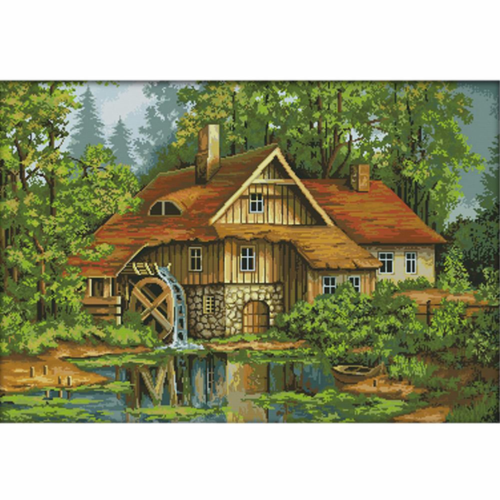 

Water Trucks - 14CT Stamped Cross Stitch - 77x55cm, 501 Original