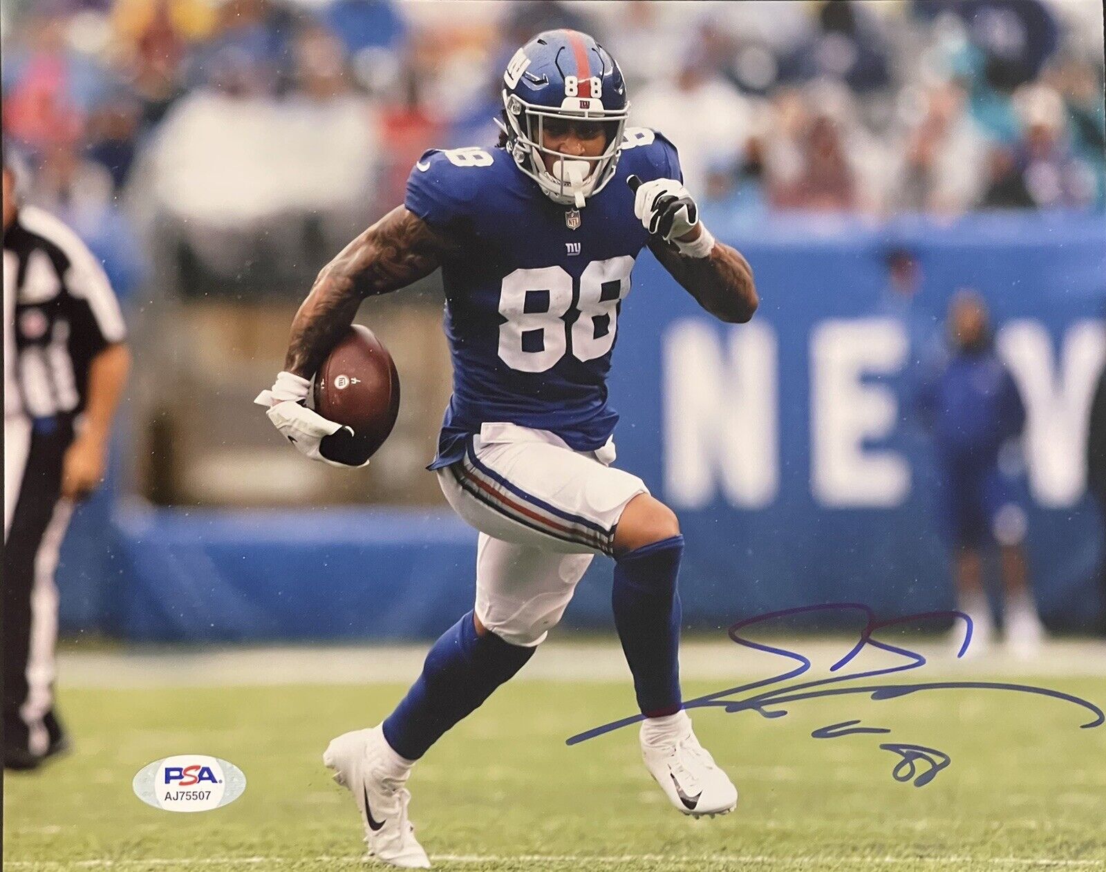 Evan Engram Signed Autographed New York Giants 8x10 Photo Poster painting PSA/DNA