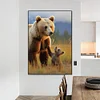 (50*70cm)Bears - Full Round Drill Diamond Painting
