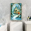 (40*60cm)Christmas House - Full Round Drill Diamond Painting