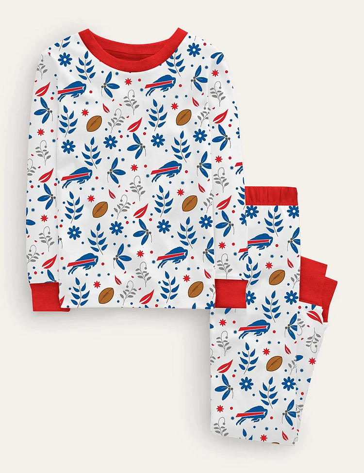 Kid's Women's Bills Football Pajama Set