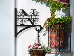 Customizable 10 Inch Metal Plant Hanger | Anti Rust Plant Hook for Bird Feeder Wind Chime