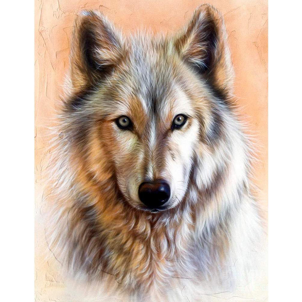 

30*40CM - Round Drill Diamond Painting - Wolf, 501 Original