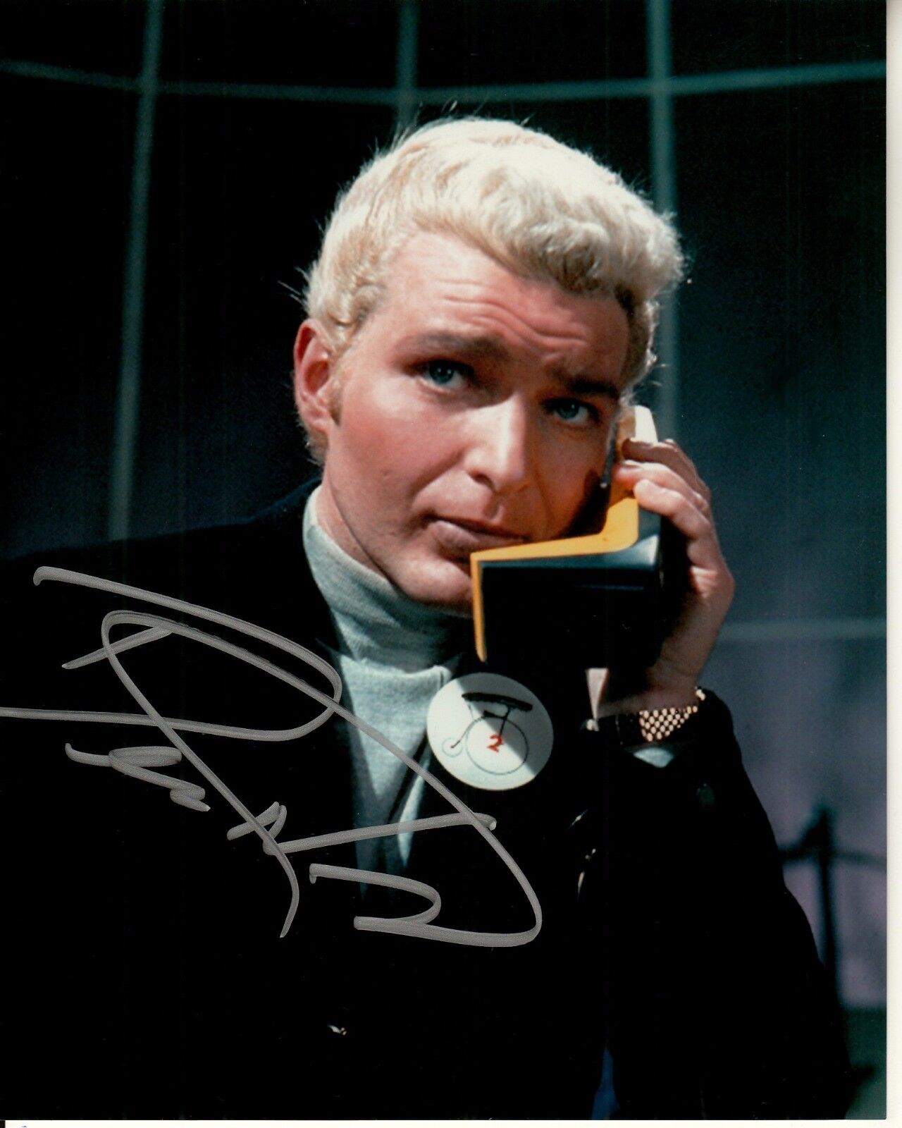 DERREN NESBITT hand-signed THE PRISONER 8x10 uacc rd coa FANTASTIC COLOR CLOSEUP