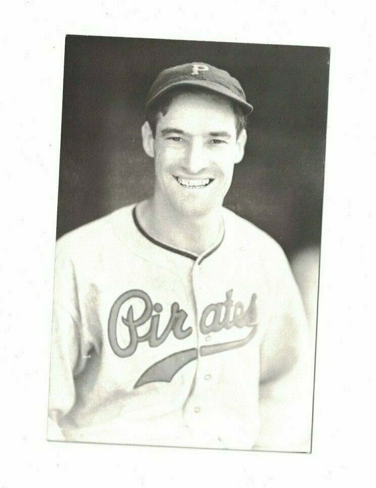 Vintage Gus Suhr Pittsburgh Pirates 4x6 Kodak Photo Poster painting Postcard RH2