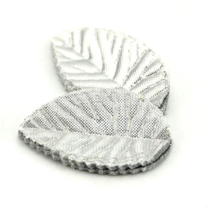 200pcs 4.5cm Artificial Silk Green Leaves Flower For Wedding Decoration Christmas Rose Leaf Decorative Fake Flower