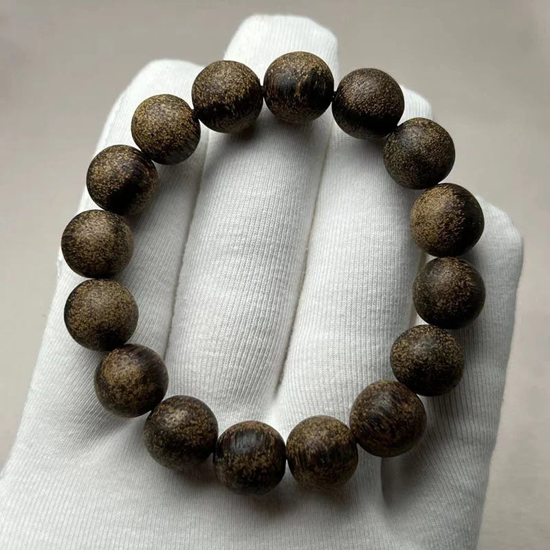 Cambodian Ant Agarwood Agarwood Buddha Beads Bracelet