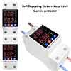 Over Under Voltage Protector 40A/63A 220V Dual Display Adjustable Protector