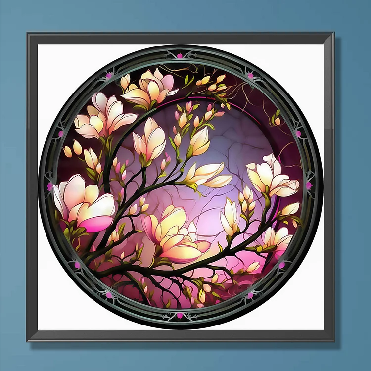 Stained Glass Abstract - Full Round - Diamond Painting (30*30cm)