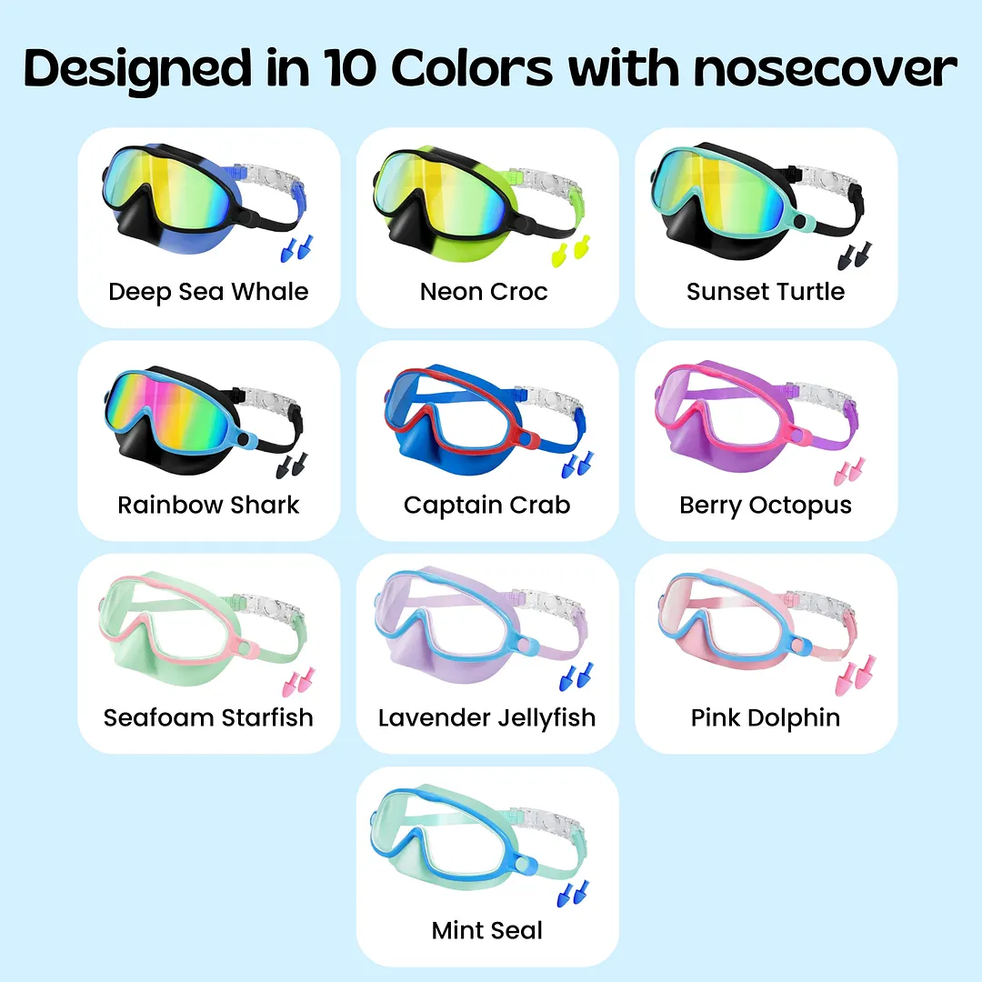 TibaToes&trade; Clip-On Swim Goggles