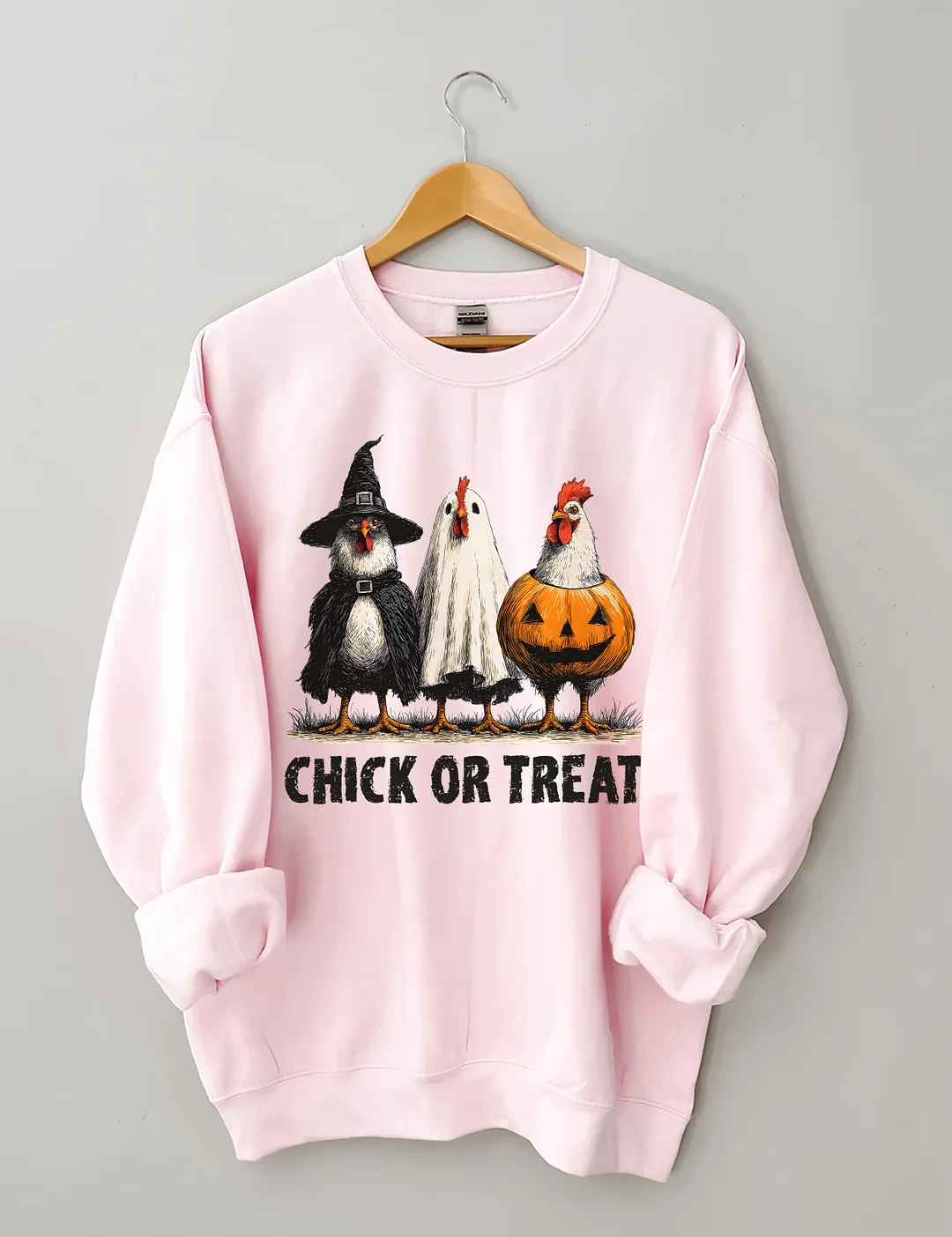 Retro Halloween Chicken Sweatshirt
