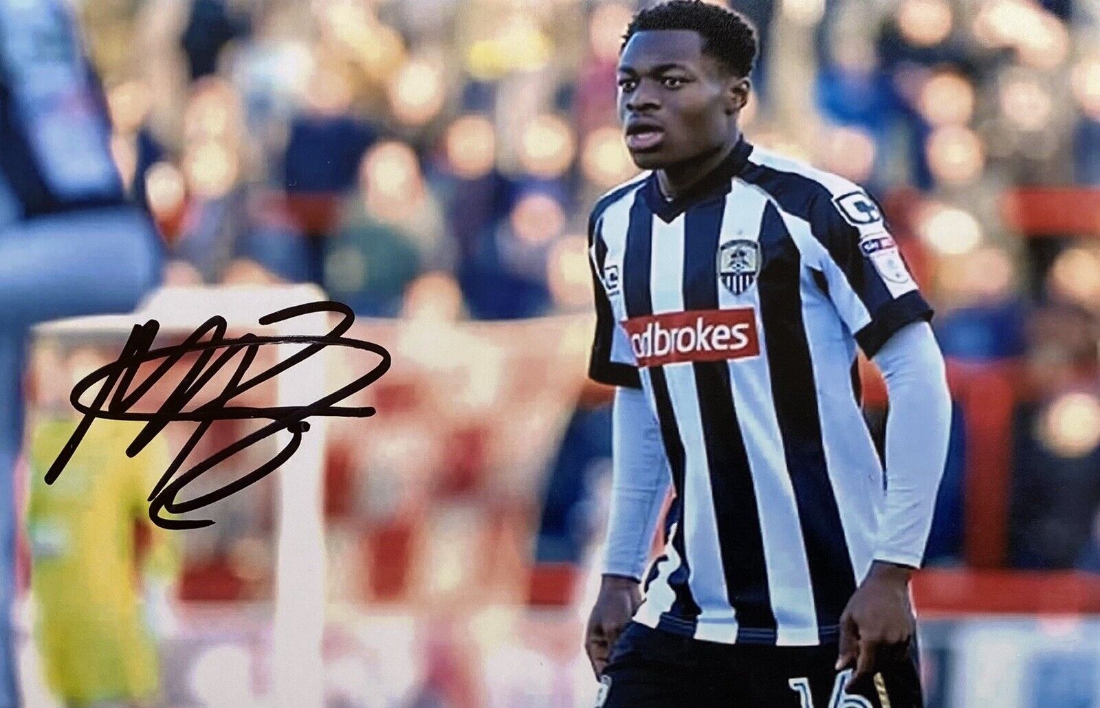 Marc Bola Genuine Hand Signed Notts County 6X4 Photo Poster painting