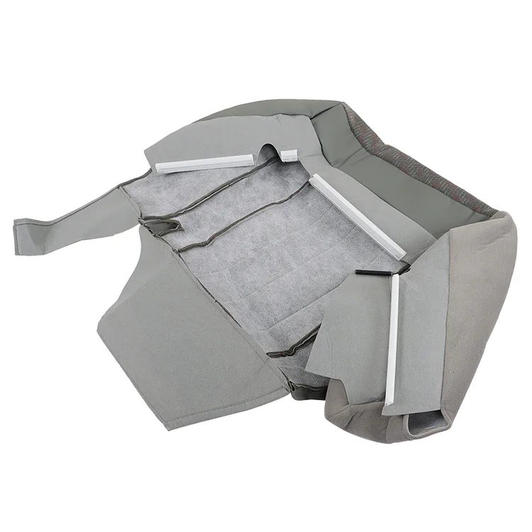 SEBLAFF Gray Front Seat Cover Cloth Driver Bottom Replacement for 1994-1997 Ram 1500 2500 3500