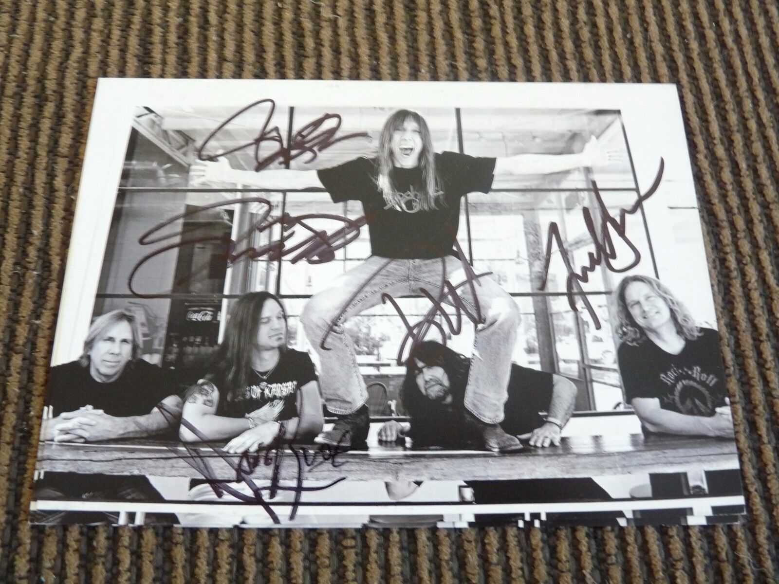 Tesla Band Signed Autographed 5x7 Postcard Photo Poster painting PSA Guaranteed #2 All 5