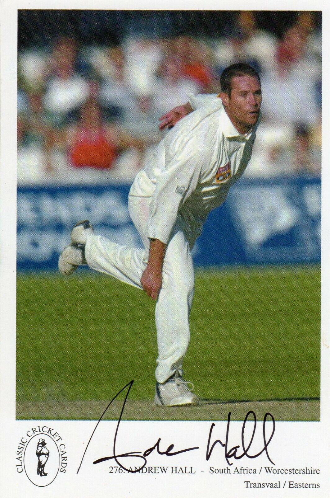 ANDREW HALL AUTOGRAPH, CRICKET, SPORT