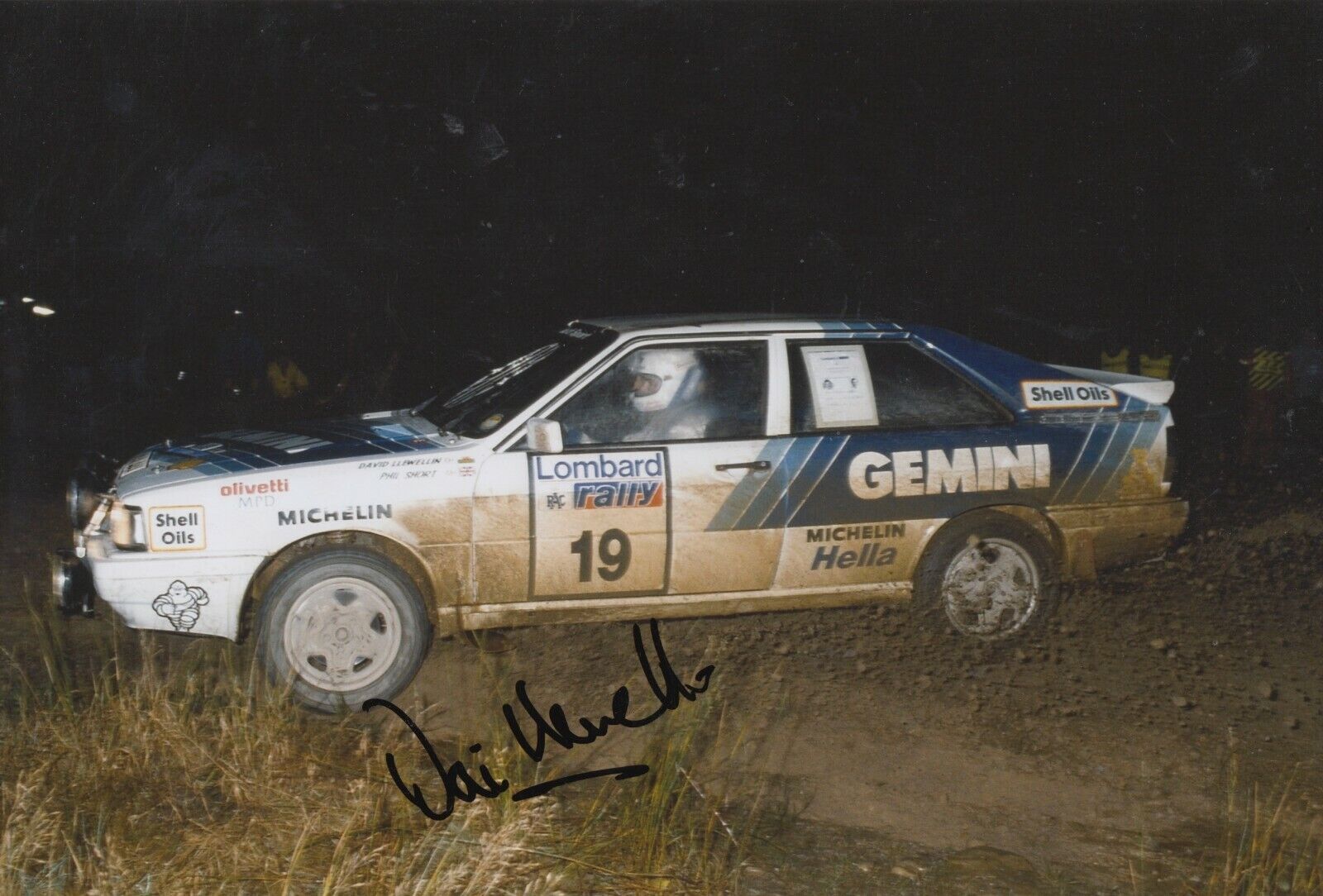 David Llewellin Hand Signed 12x8 Photo Poster painting - Rally Autograph 3.